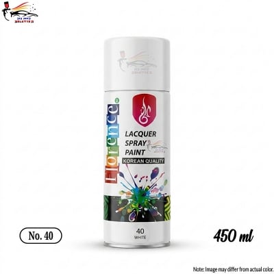 Picture of Florence spray paint white color, Florence 40 white spray paint, Florence 40, Spray paint, Florence, White color spray paint, Paint