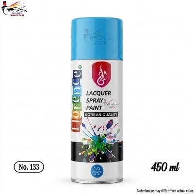 Picture of Florence spray paint Diamond Blue color, Florence 133 Diamond Blue spray paint, Florence 133, Spray paint, Florence, Diamond Blue color spray paint, Paint, Diamond Blue