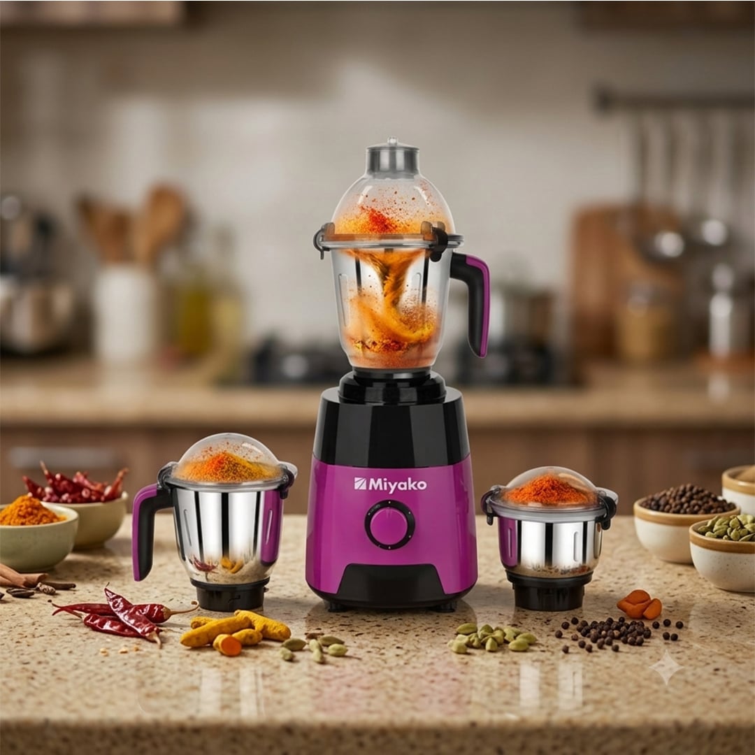 Picture of Miyako 2000W Hilton 3-Jar Mixer Grinder