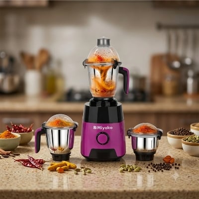 Picture of Miyako 2000W Hilton 3-Jar Mixer Grinder