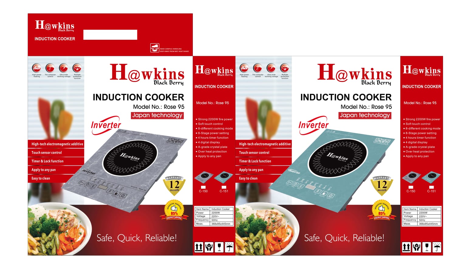 Picture of INVERTER 2200W Smokeless And Energy Savings Prestige Induction Cooker