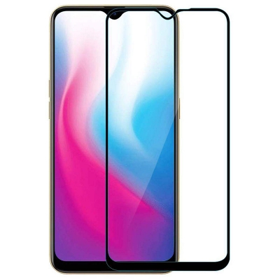 Picture of Vivo Y91 Tempered Glass Screen Protector 6D/9D/11D - Black
