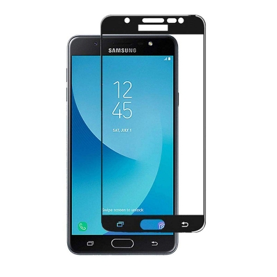 Picture of Samsung Galaxy J7 Max Tempered Glass Screen Protector 6D/9D/11D - Black