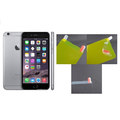 Picture of Apple iPhone 6S Plus Crystal Clear Back Skin (Gel Poly not Glass) 3D Real Transparent Skin Glossy Finish