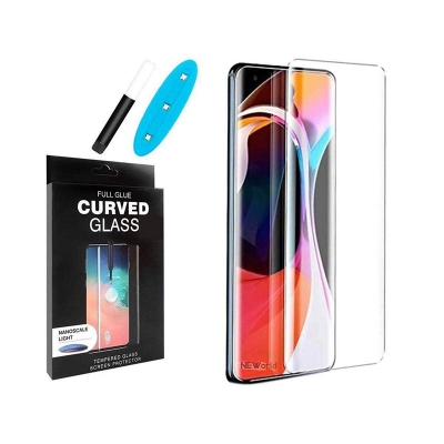 Picture of For Xiaomi Mi 10 5G Full HD Curved Edge Liquid UV Tempered Glass Screen Protector