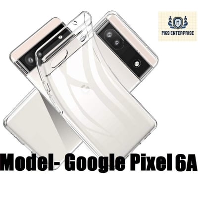 Picture of Google Pixel 6A Transparent Clear Slim Soft Cover Skin Gel TPU Case