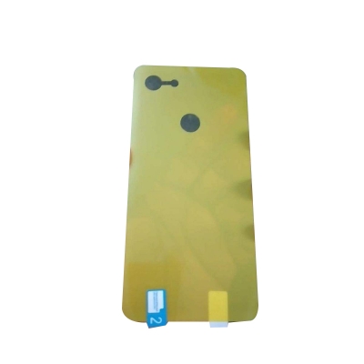 Picture of Google Pixel 3A 3D Crystal Clear Glossy Finish back Skin Jell Poly- Transparent