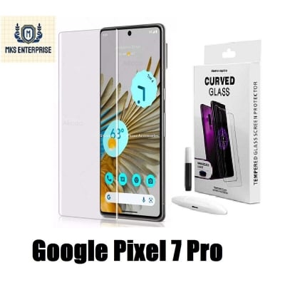 Picture of Google Pixel 7 Pro Full HD Curved Edge Liquid UV Tempered Glass Screen Protector