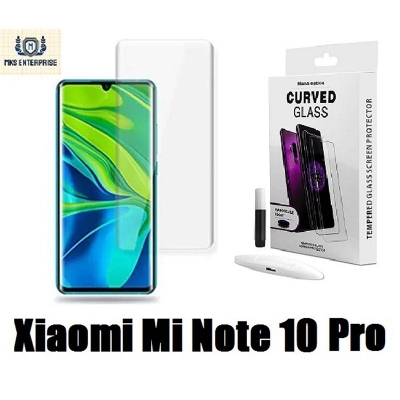 Picture of Full HD Curved Edge Liquid UV Tempered Glass Screen Protector For Xiaomi Mi Note 10 Pro