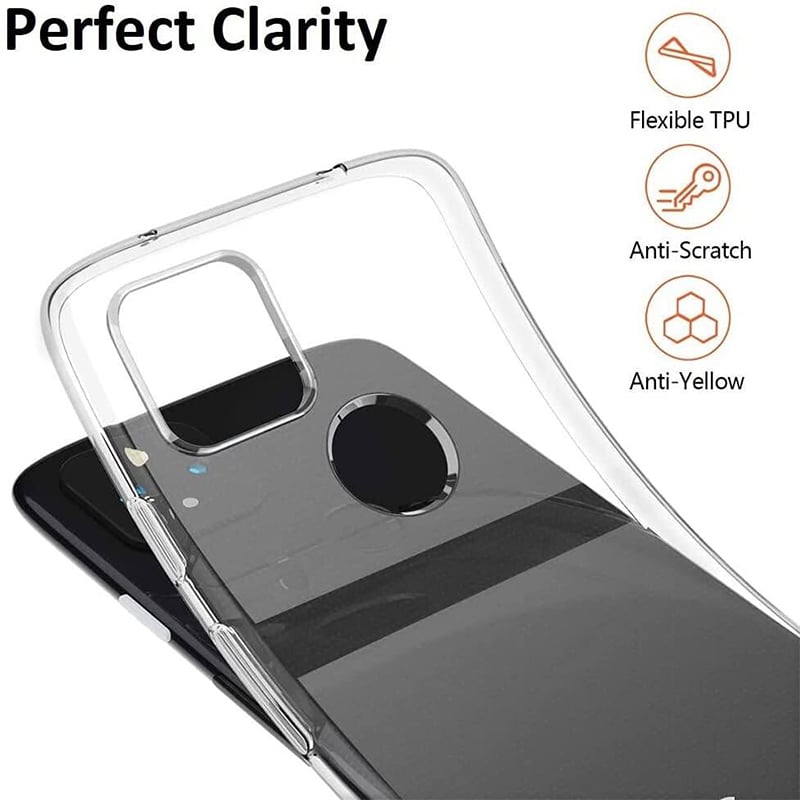 Picture of Google Pixel 4A 5G Crystal Clear Soft Slim Transparent Flexible TPU Cover (Back Case Cover For Smartphone)