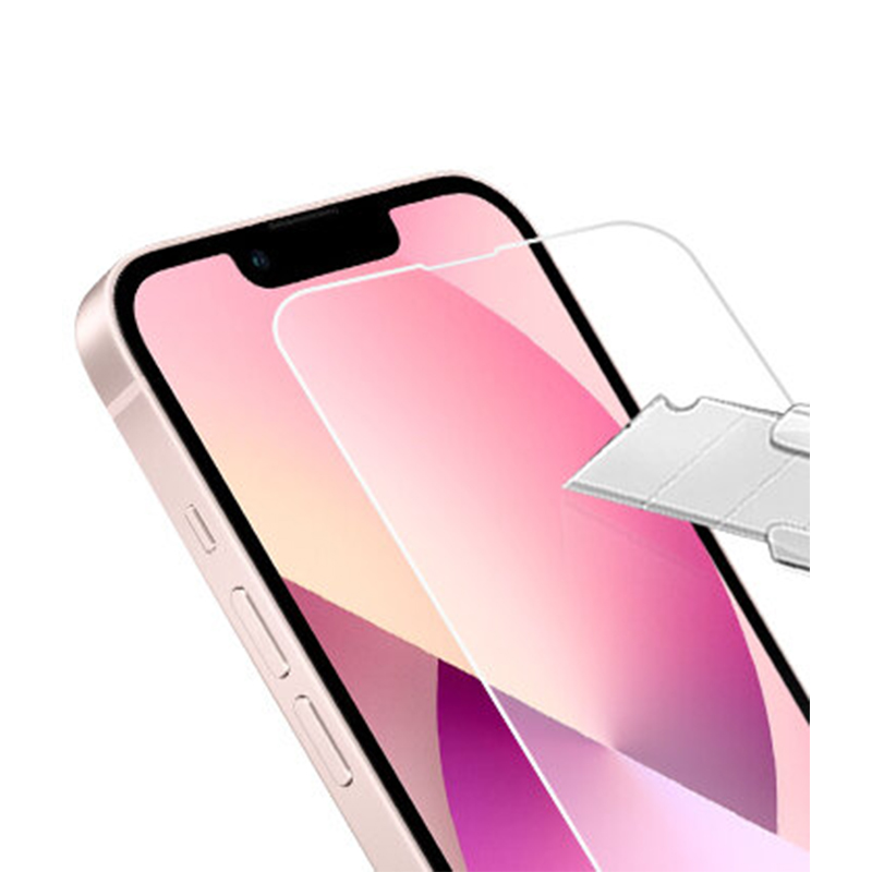 Picture of Apple iPhone 13 Tempered Glass Screen Protector 2.5D - Transparent