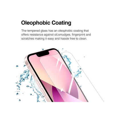 Picture of Apple iPhone 13 Mini Tempered Glass Screen Protector 2.5D - Transparent