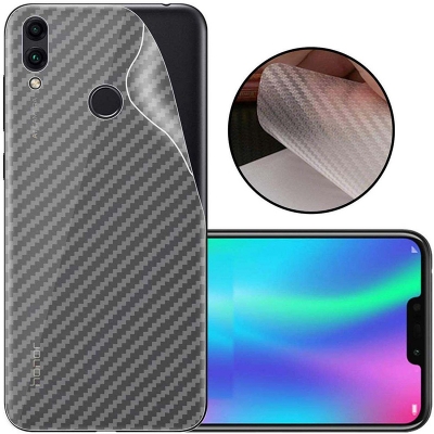Picture of Honor 8X Carbon Fiber Back Poly Sticker Protection