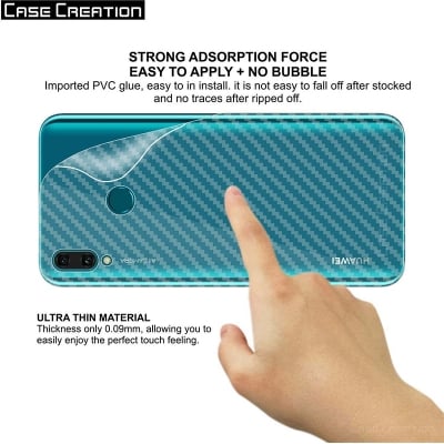 Picture of Huawei Nova 3E Carbon Fiber Back Poly Sticker Protection