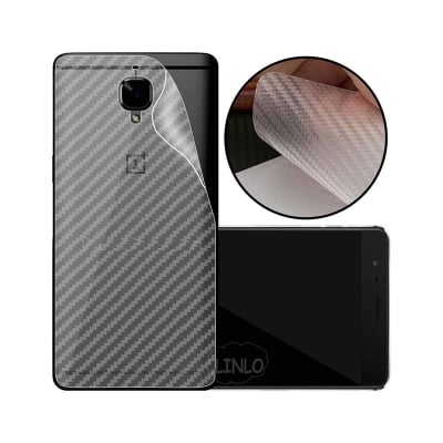 Picture of OnePlus 3T Carbon Fiber Back Poly Sticker Protection