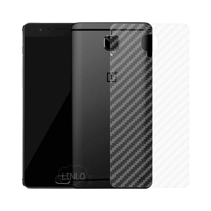 Picture of OnePlus 3T Carbon Fiber Back Poly Sticker Protection