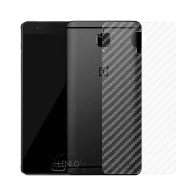 Picture of OnePlus 3T Carbon Fiber Back Poly Sticker Protection