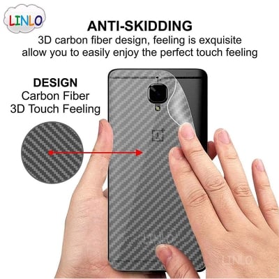 Picture of OnePlus 3T Carbon Fiber Back Poly Sticker Protection