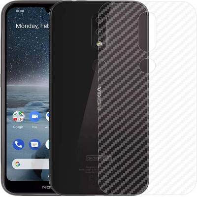 Picture of Carbon Fiber Back Poly Sticker Protection For Nokia 4.2