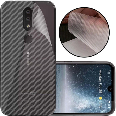 Picture of Carbon Fiber Back Poly Sticker Protection For Nokia 4.2