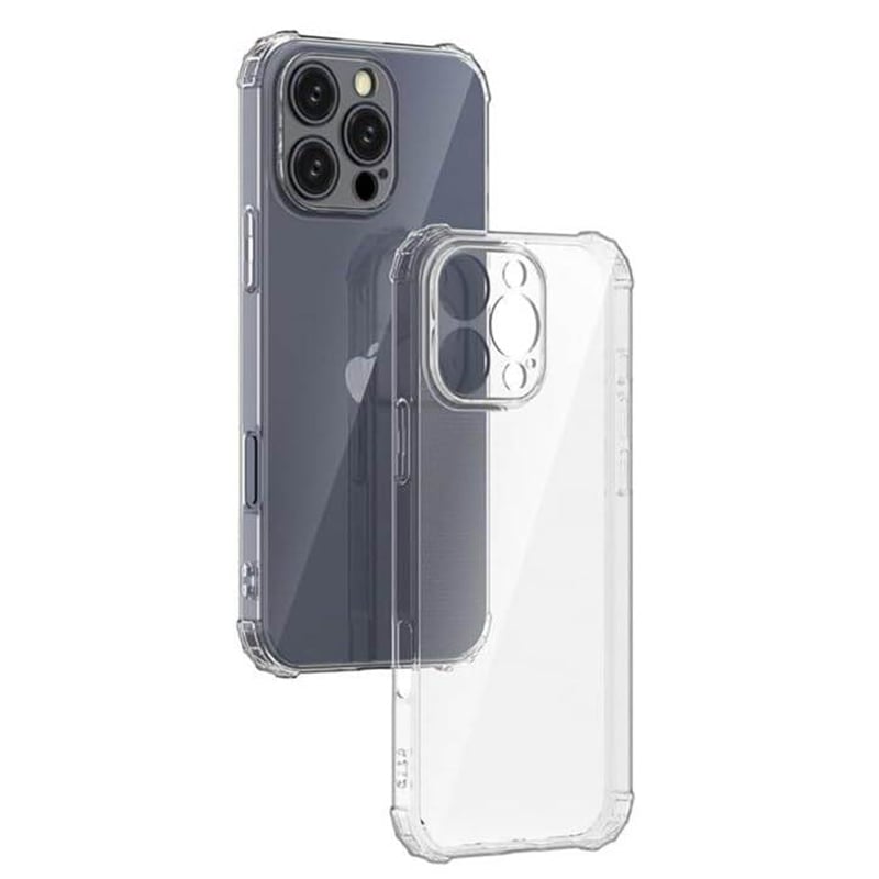 Picture of Apple iPhone 16 Plus Transparent Clear Slim Soft Cover Skin Gel TPU Case cover With Bumper