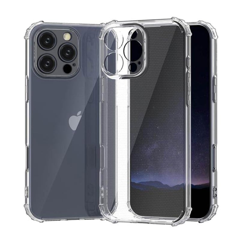 Picture of Apple iPhone 16 Plus Transparent Clear Slim Soft Cover Skin Gel TPU Case cover With Bumper