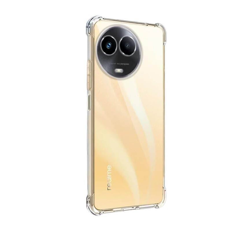 Picture of Realme 11 5G Transparent Clear Slim Soft Cover Skin Gel TPU Case With Bumper