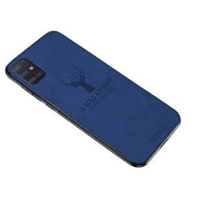 Picture of Oppo F19 Deer Case Anti Slip Grip Matte Cloth and Camera Protection Back Cover