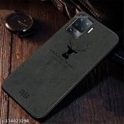 Picture of Oppo F19 Deer Case Anti Slip Grip Matte Cloth and Camera Protection Back Cover