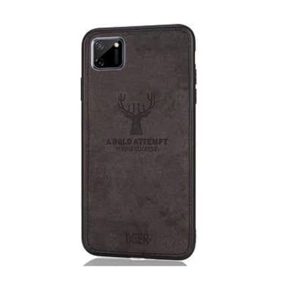 Picture of Realme C11 Deer Case Anti Slip Grip Matte Cloth and Camera Protection Back Cover