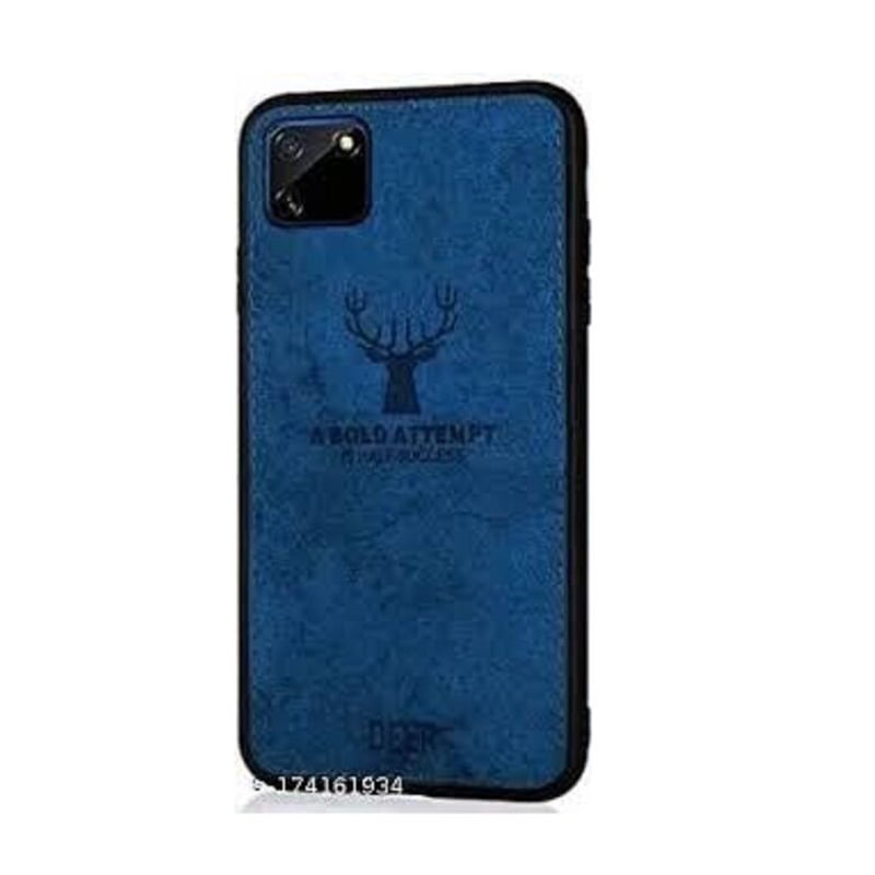 Picture of Realme C11 Deer Case Anti Slip Grip Matte Cloth and Camera Protection Back Cover