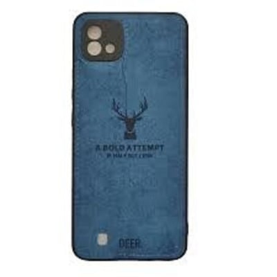 Picture of Realme C11 Deer Case Anti Slip Grip Matte Cloth and Camera Protection Back Cover