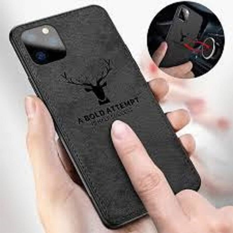 Picture of Realme C11 (2021) Deer Case Anti Slip Grip Matte Cloth and Camera Protection Back Cover