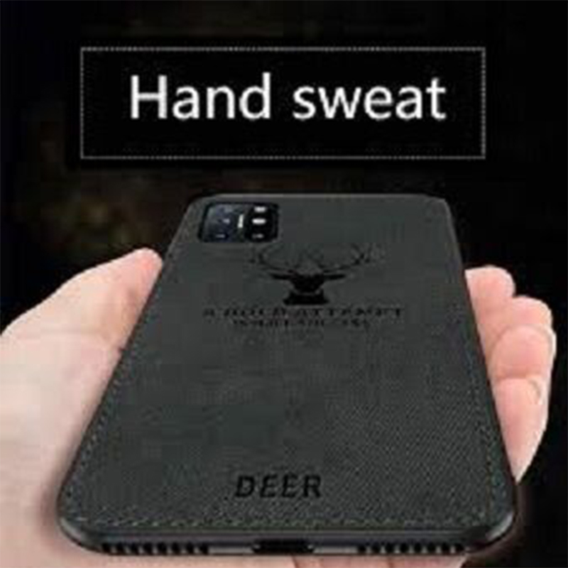 Picture of OnePlus 8T Deer Case Anti Slip Grip Matte Cloth and Camera Protection Back Cover