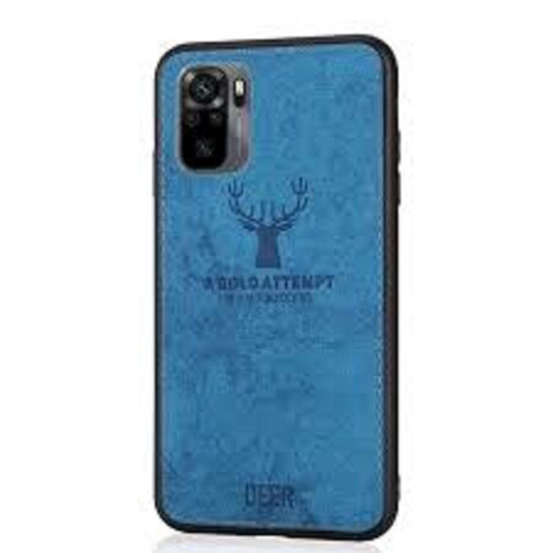 Picture of Xiaomi Poco M3 Pro 5G Deer Case Anti Slip Grip Matte Cloth and Camera Protection Back Cover