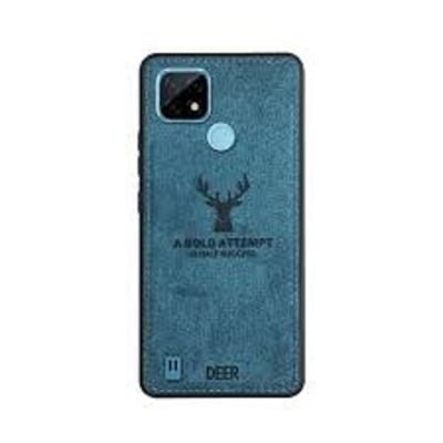 Picture of Realme C21 Deer Case Anti Slip Grip Matte Cloth and Camera Protection Back Cover