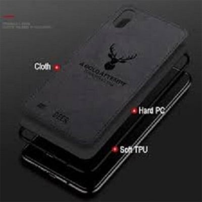 Picture of Xiaomi Redmi 7A Deer Case Anti Slip Grip Matte Cloth and Camera Protection Back Cover