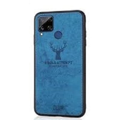 Picture of Realme C20 Deer Case Anti Slip Grip Matte Cloth and Camera Protection Back Cover