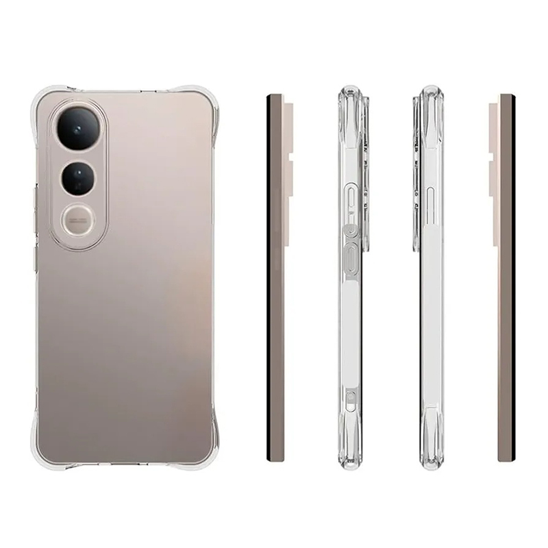 Picture of Vivo V50 Lite Transparent Clear Slim Soft Cover Skin Gel TPU Case cover With Bumper