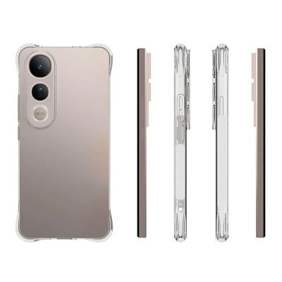 Picture of Vivo V50 Lite Transparent Clear Slim Soft Cover Skin Gel TPU Case cover With Bumper