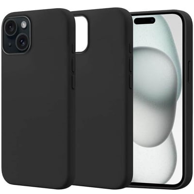 Picture of Apple iPhone 15 Premium Liquid Silicone Protection Back Cover Soft Case