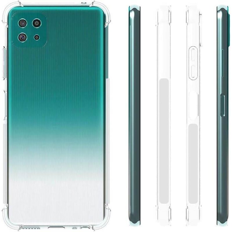 Picture of Samsung Galaxy A22 5G Transparent Clear Slim Soft TPU Cover With Bumper