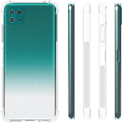 Picture of Samsung Galaxy A22 5G Transparent Clear Slim Soft TPU Cover With Bumper