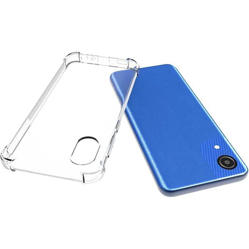 Picture of Samsung Galaxy A03 Core Transparent Clear Slim Soft TPU Cover With Bumper