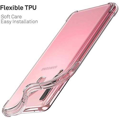 Picture of Samsung Galaxy A9 (2018) Transparent Clear Slim Soft TPU Cover With Bumper