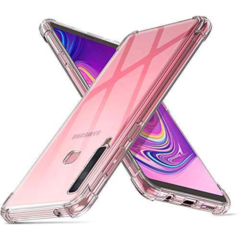 Picture of Samsung Galaxy A9 (2018) Transparent Clear Slim Soft TPU Cover With Bumper
