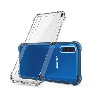Picture of Samsung Galaxy A50 Transparent Clear Slim Soft TPU Cover With Bumper