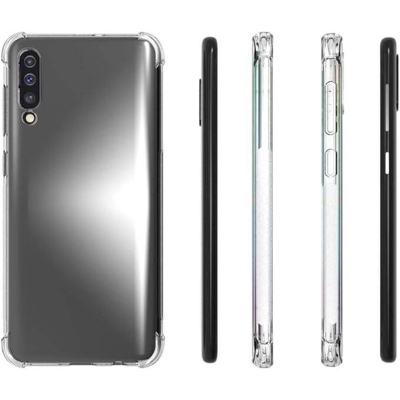 Picture of Samsung Galaxy A50 Transparent Clear Slim Soft TPU Cover With Bumper