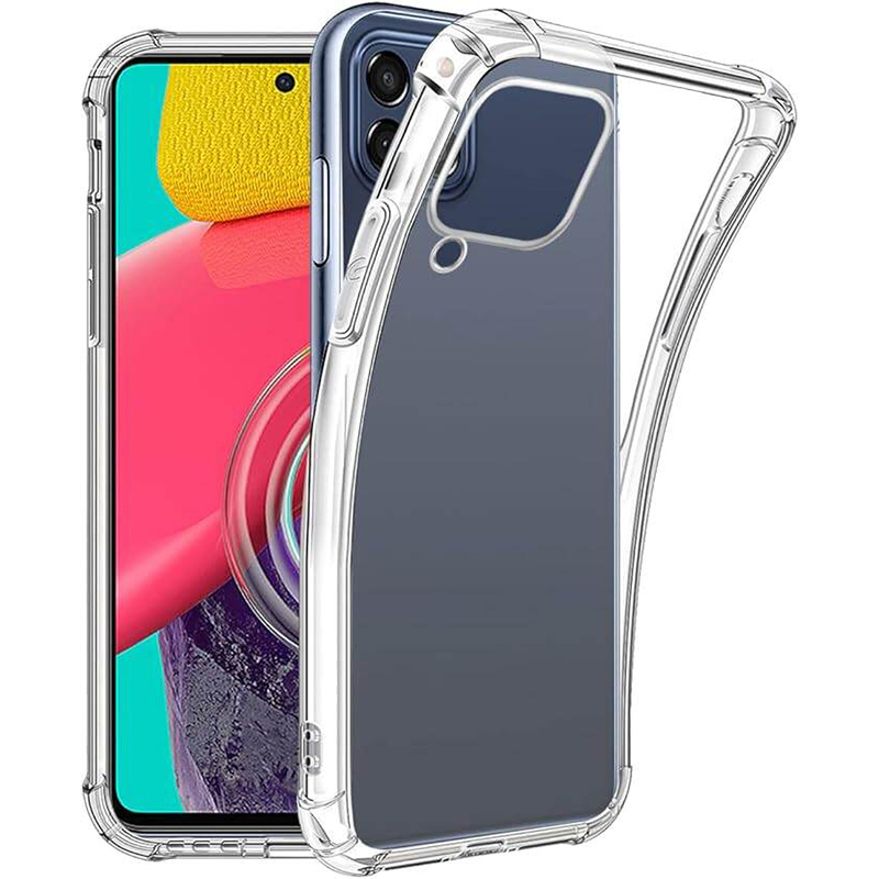 Picture of Samsung Galaxy M53 Transparent Clear Slim Soft TPU Cover With Bumper