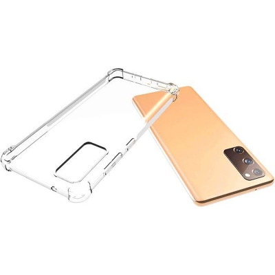 Picture of Samsung Galaxy S20 FE Transparent Clear Slim Soft TPU Cover With Bumper